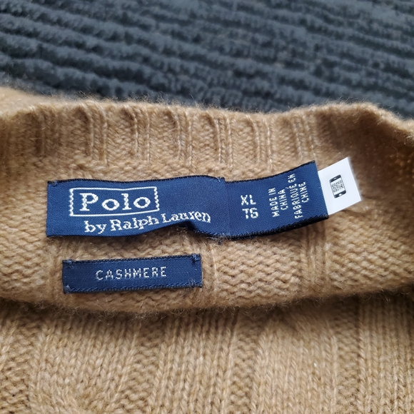 Polo Ralph Lauren Camel Cable Knit Sweater - Picture 6 of 10
